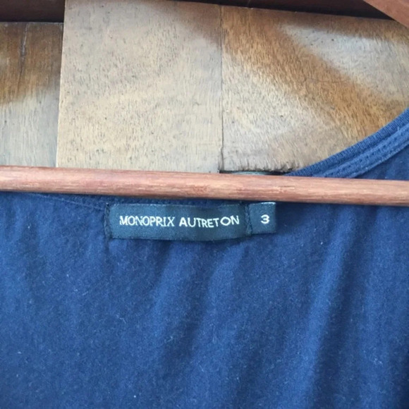 Dress M Monoprix Blue included T-shirt women ideal for work pit to pit 21 - Picture 5 of 5